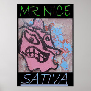 HERR NICE SATIVA POSTER