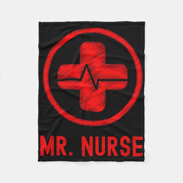 Herr Nurse Fleecedecke (Vorderseite)