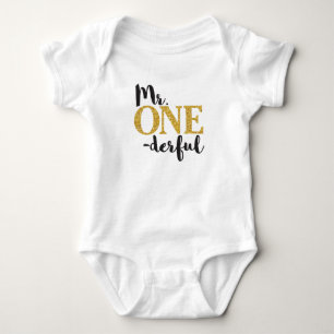 Herr ONEderful Baby Jersey Bodysuit Strampler