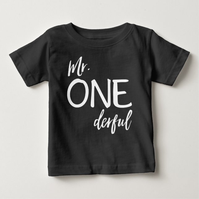 Herr Onederful Baby T-shirt (Vorderseite)