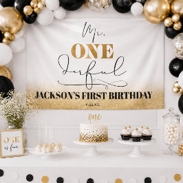 Herr Onederful Birthday Banner