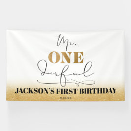 Herr Onederful Birthday Banner