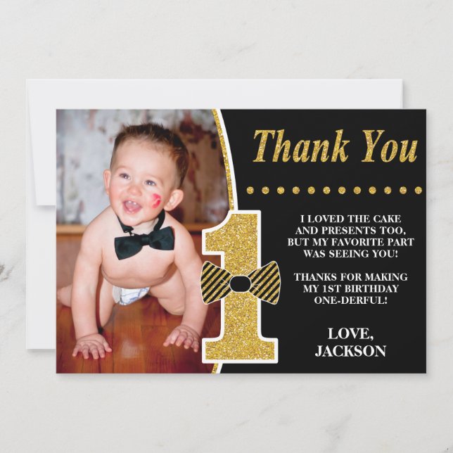 Herr ONEderful Birthday Danke, dass Sie eine Karte (Vorderseite)