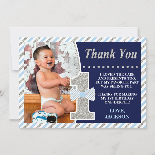 Herr ONEderful Birthday Danke, dass Sie eine Karte (Vorderseite)