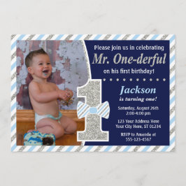 Herr ONEderful Birthday Einladung