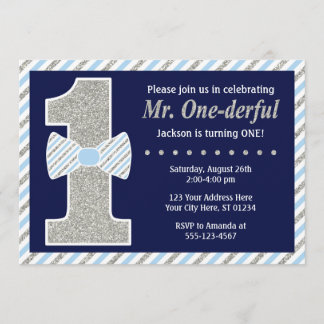 Herr ONEderful Birthday Einladung