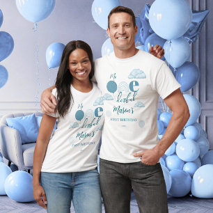 Herr Onederful Blaue Wolke Familie Passende Geburt T-Shirt