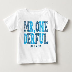 Herr Onederful First Birthday Baby Bodysuit Baby T-shirt