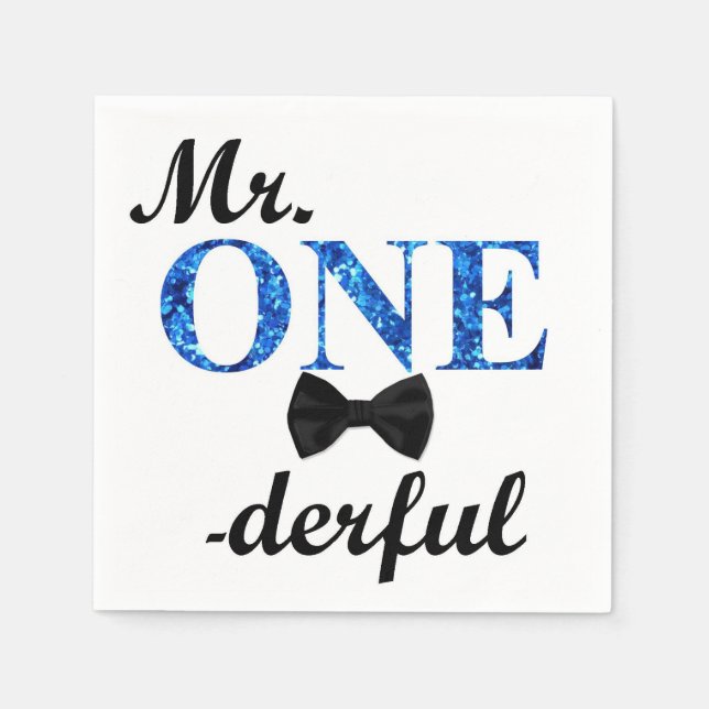 Herr ONEderful Paper Napkin Serviette (Vorderseite)