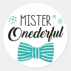 Herr Onederful Party Sticker