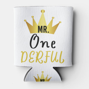 Herr Onederful T-Shirt Jungen erstes Geburtstagssh Dosenkühler