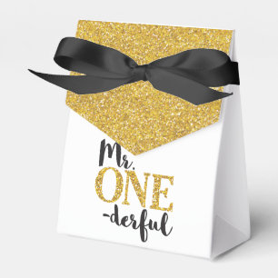 Herr ONEderful Tent Favor Box Geschenkschachtel