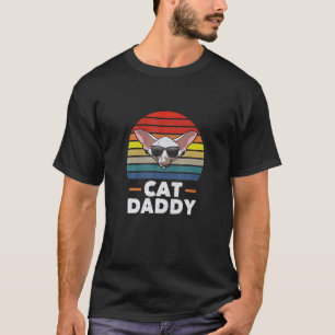 Herr Orientalisch Kurzhaar Katze Daddy Katzenvate T-Shirt