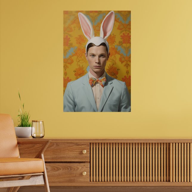 Herr Osterhase Poster (Wohnzimmer 2)