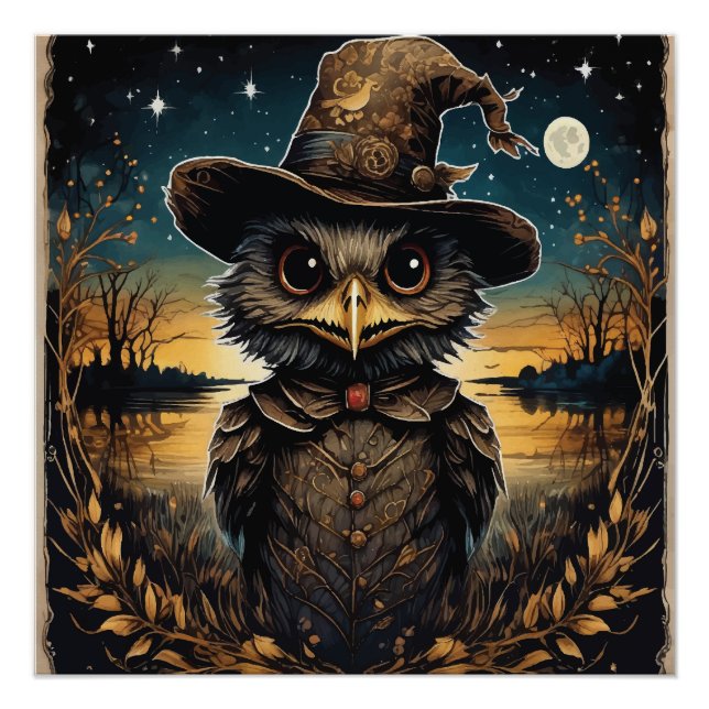 Herr Owl Poster (Vorderseite)