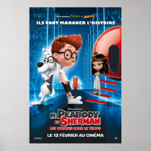 Herr Peabody & Sherman Movie Poster mit Penny