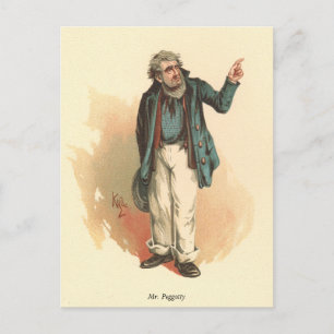 Herr Peggotty von Kyd - Dickens' David Copperfield Postkarte