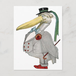 HERR PELICAN POSTKARTE