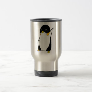 Herr Pengu Steel Mug Reisebecher