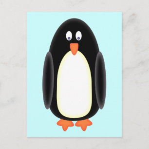 Herr Penguin Postkarte