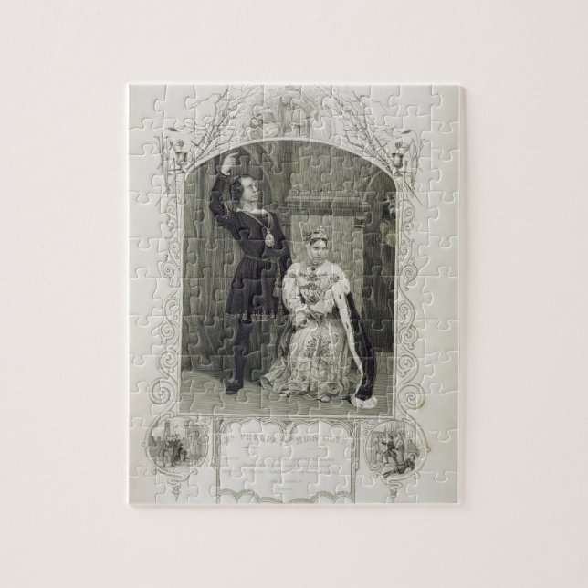 Herr Phelps als Hamlet und Fräulein Glyn als Puzzle (Vertikal)