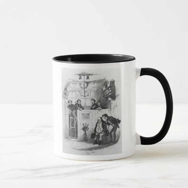 Herr Pickwick und Sam im Büro des Rechtsanwalts Tasse (Rechts)