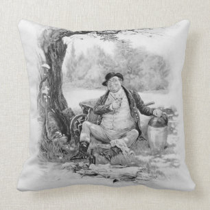 Herr Pickwick, von 'Charles Dickens: Ein Klatsch Kissen