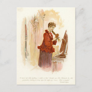 Herr Pickwick von Pickwick Papers Postkarte