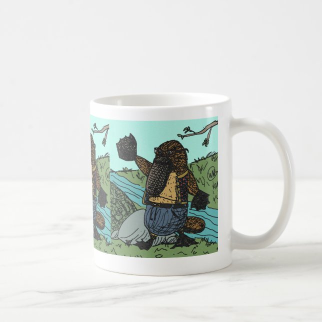 Herr Platypus Mug Tasse (Rechts)