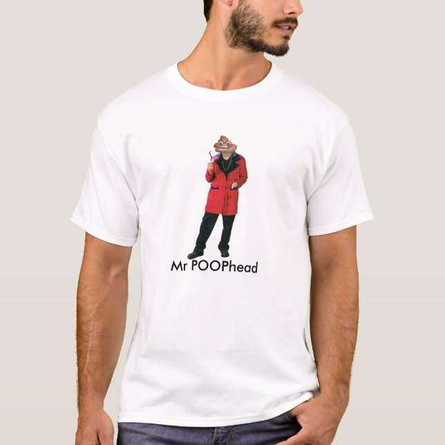 Herr POOPhead T-Shirt (Vorderseite)