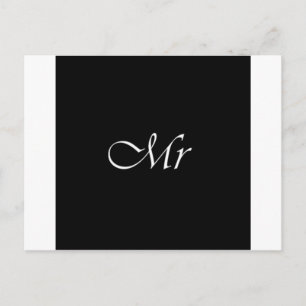 Herr Postkarte