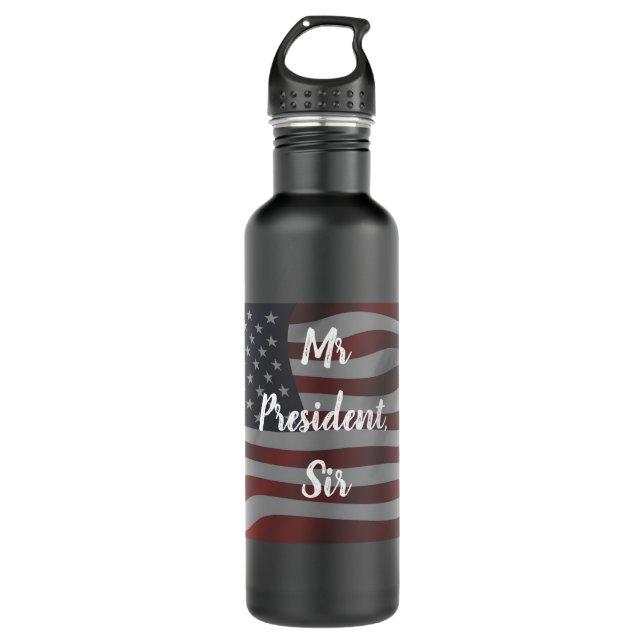 Herr Präsident, Sir Travel Water Bottle Edelstahlflasche (Vorderseite)