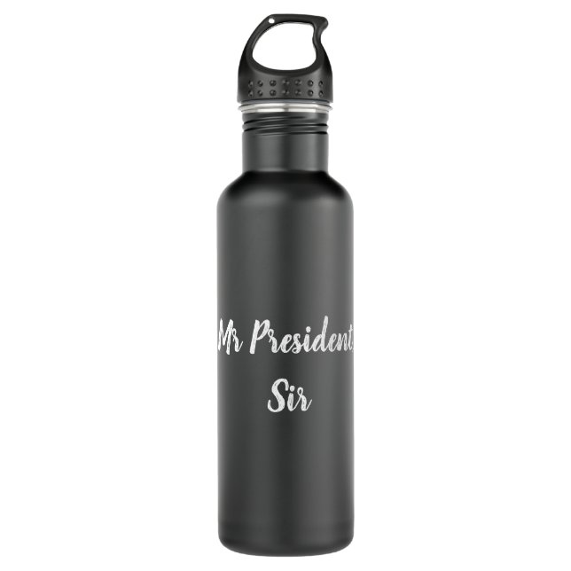 Herr Präsident, Sir Travel Water Bottle Edelstahlflasche (Vorderseite)