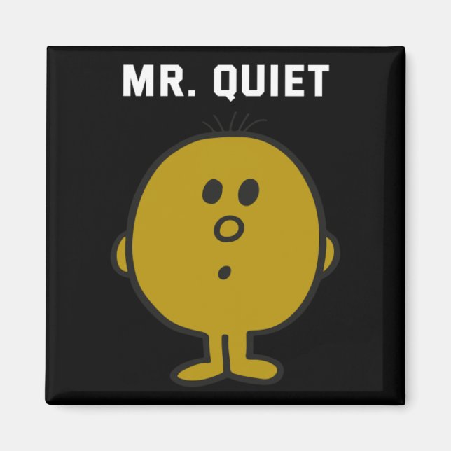 Herr Quiet Design Magnet (Vorne)