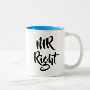 Herr Richtiger Spaß Zweifarbige Tasse