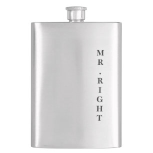 Herr Right Grooms Classic Flask Flachmann