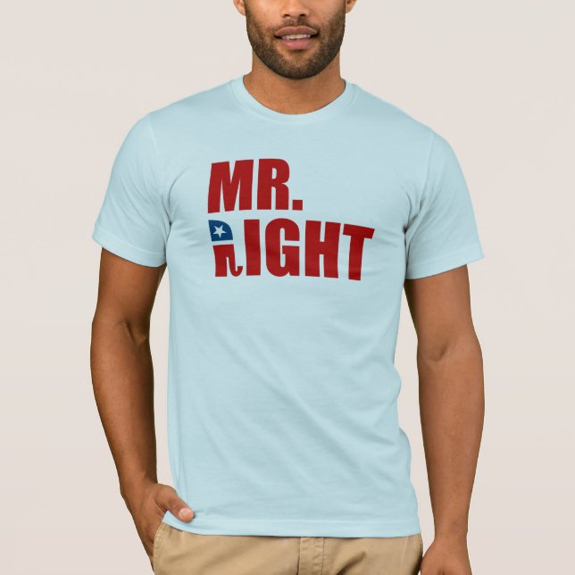 HERR RIGHT T-Shirt (Vorderseite)