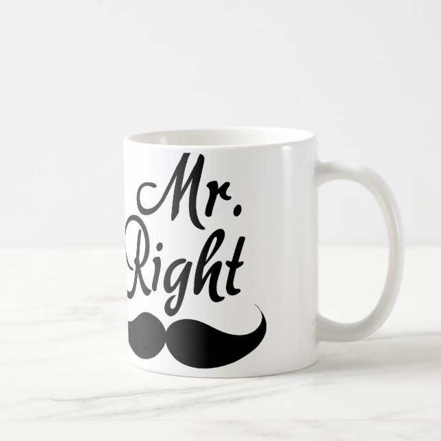 Herr Right Tasse (Rechts)