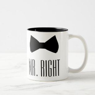 Herr Right Zweifarbige Tasse