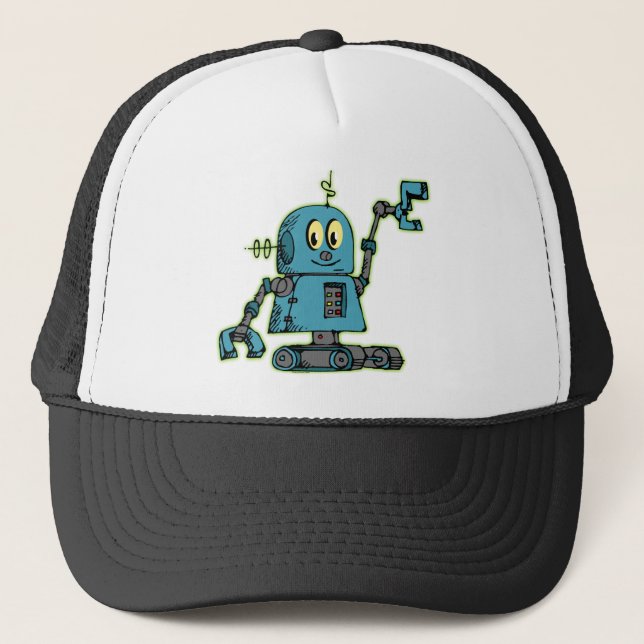 Herr Robot Hat Truckerkappe (Vorderseite)