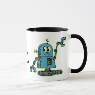 Herr Robot Personalized Mug Tasse