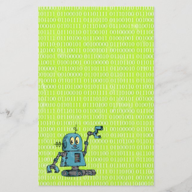 Herr Robot Stationery Briefpapier (Vorderseite)