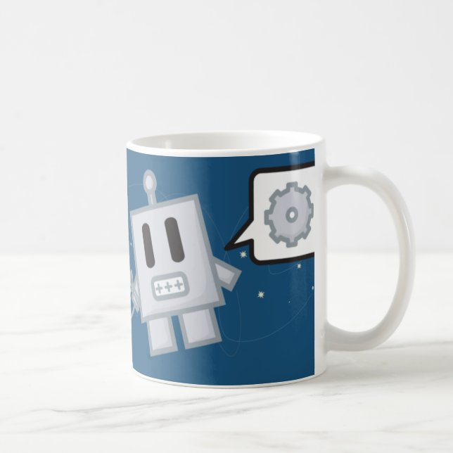 Herr Roboto ist im Raum verloren Tasse (Rechts)