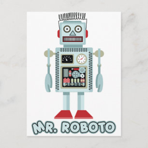 Herr Roboto Postkarte