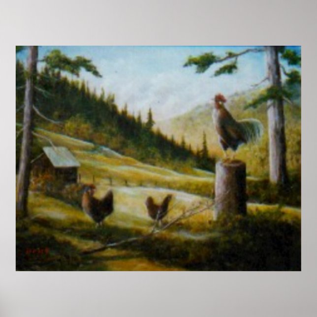 Herr Rooster Poster (Vorne)