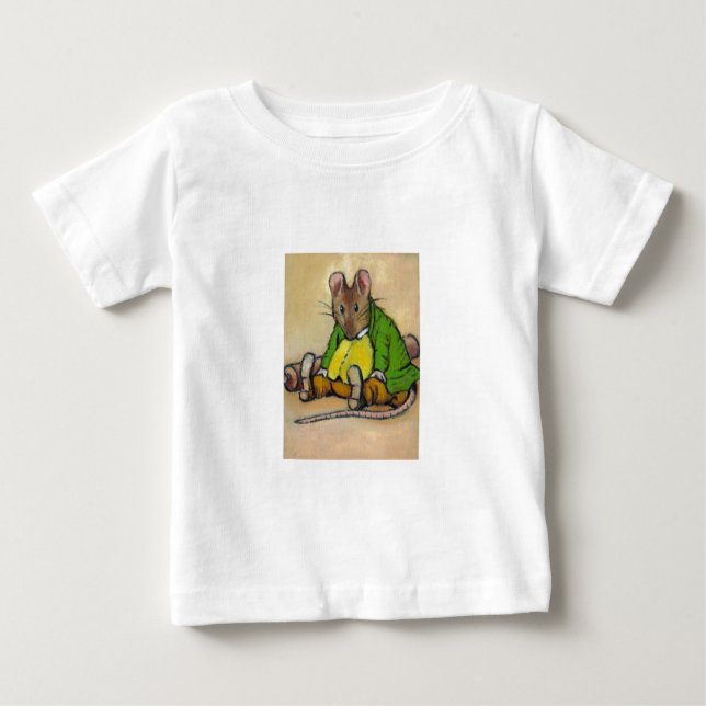HERR SAMUEL WHISKERS, NACH BEATRIX POTTER BABY T-SHIRT (Vorderseite)