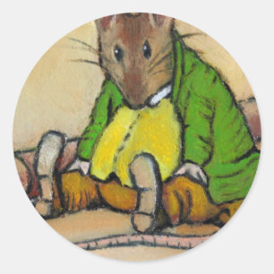 HERR SAMUEL WHISKERS, NACH BEATRIX POTTER RUNDER AUFKLEBER