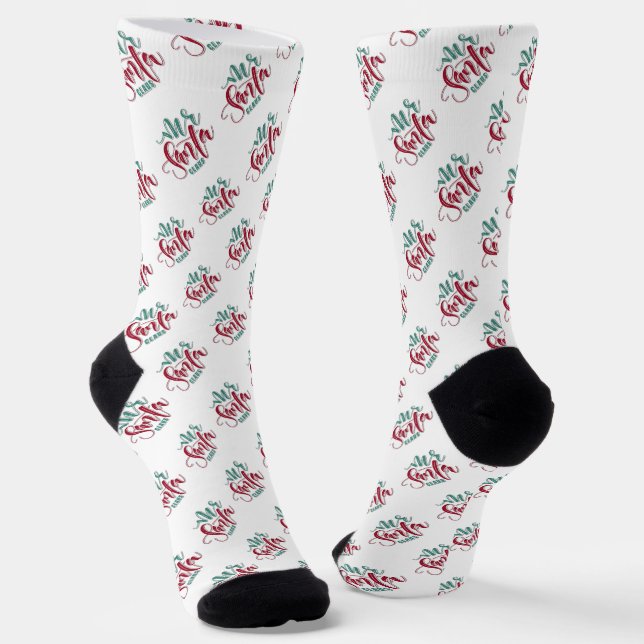 Herr Santa Claus Socks Socken (Gewinkelt)