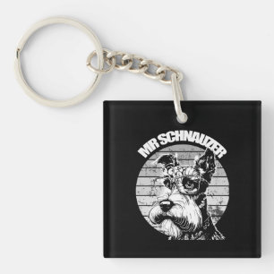 Herr Schnauzer Schlüsselanhänger