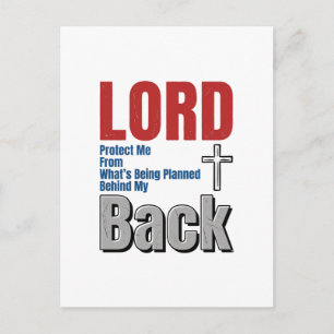 Herr schütze mich Christlicher Glaube Shirt Design Postkarte